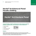 Andmeleht: Hardie Architectural Panel fassaadiplaat ENG