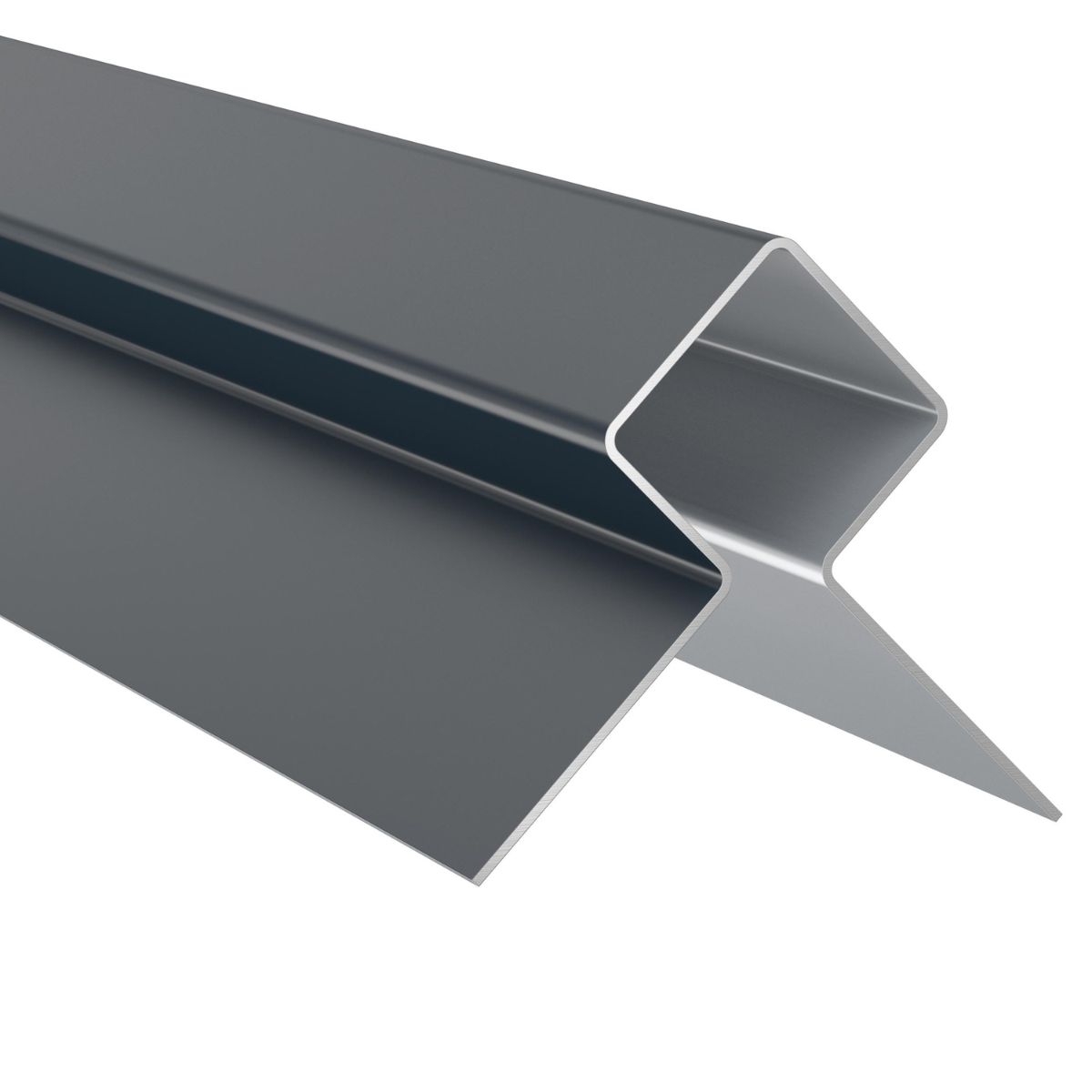 Värvitud alumiiniumist välisnurgaprofiil Hardie MetalTrim antratsiithall 3000 mm, 5 tk