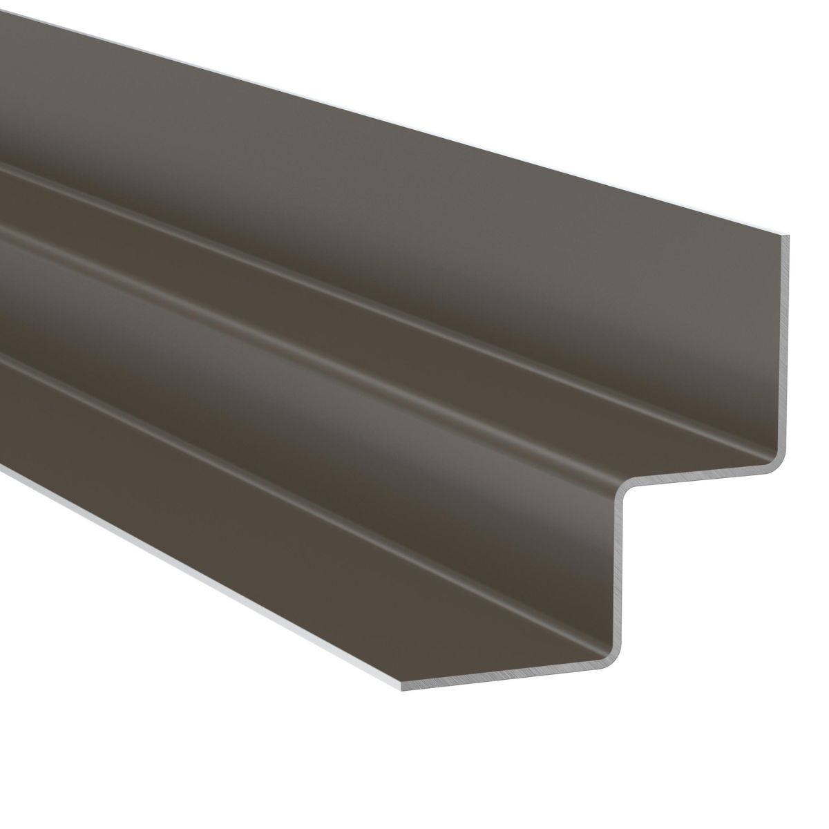 Värvitud alumiiniumist sisenurgaprofiil Hardie MetalTrim espresso 3000 mm, 5 tk