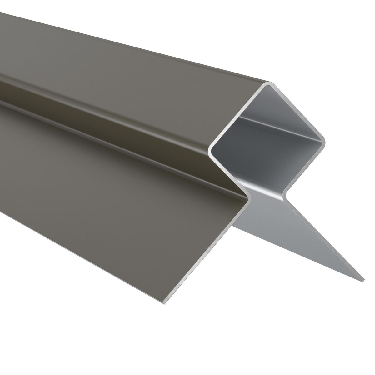 Värvitud alumiiniumist välisnurgaprofiil Hardie MetalTrim espresso 3000 mm, 5 tk
