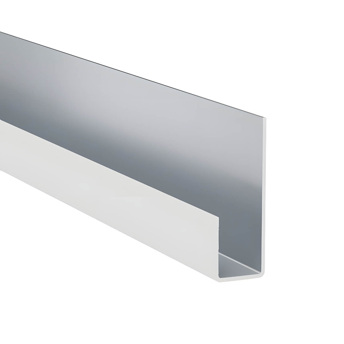 Värvitud alumiiniumist J-profiil Hardie VL MetalTrim lumivalge 3000 mm, 10 tk