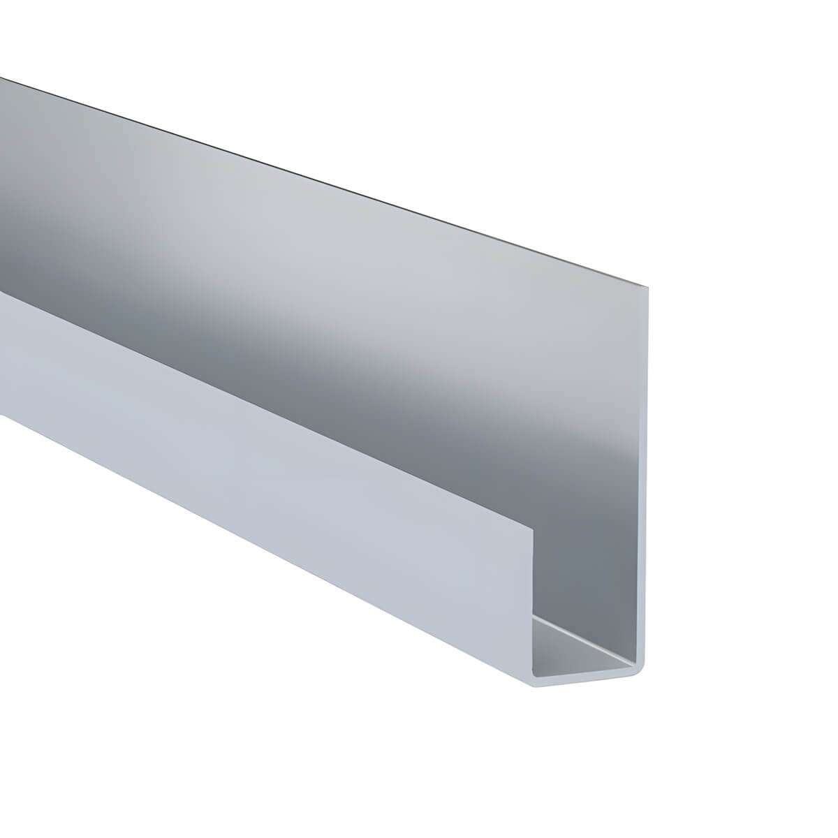 Värvitud alumiiniumist J-profiil Hardie VL MetalTrim uduhall 3000 mm, 10 tk
