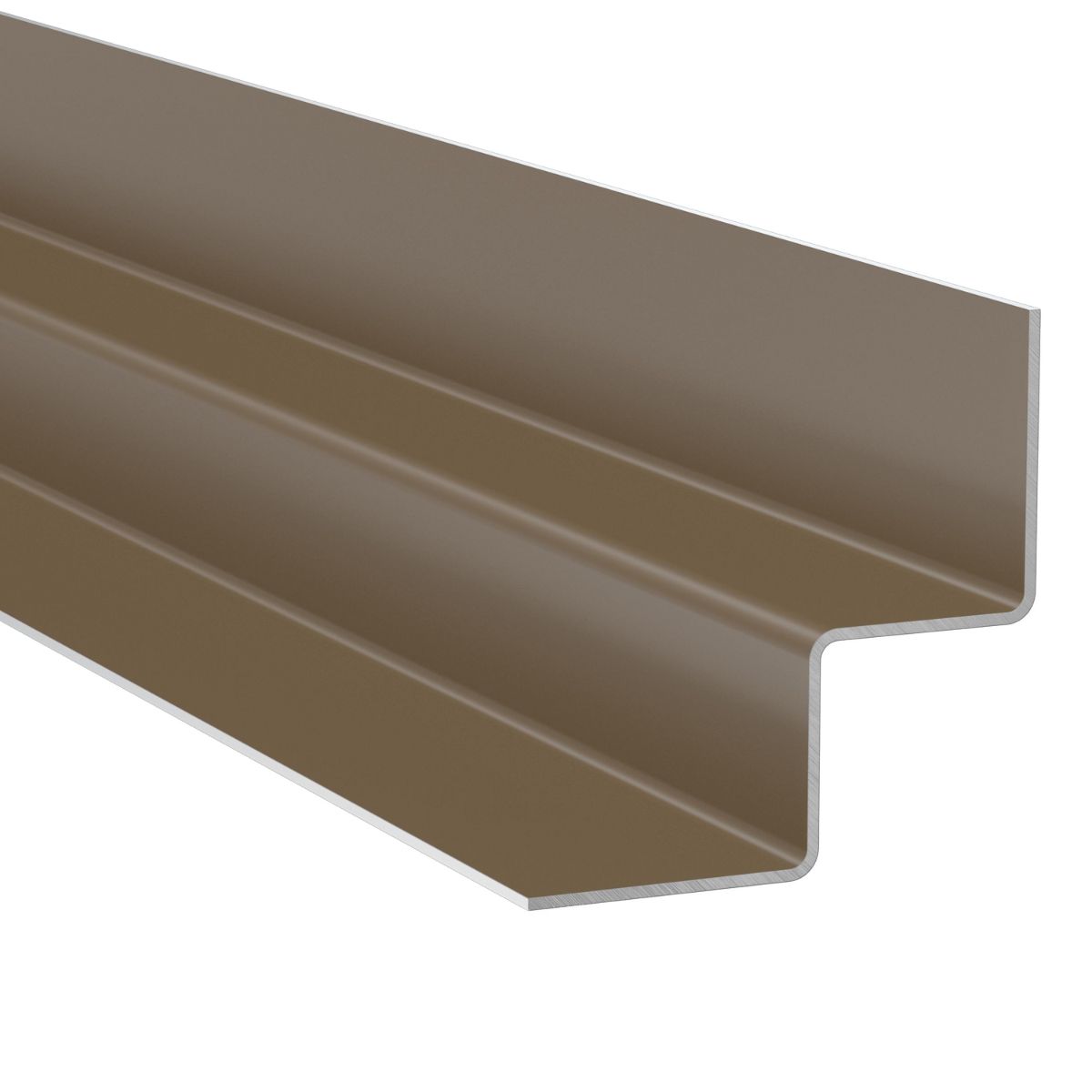 Värvitud alumiiniumist sisenurgaprofiil Hardie MetalTrim kastanipruun 3000 mm, 5 tk