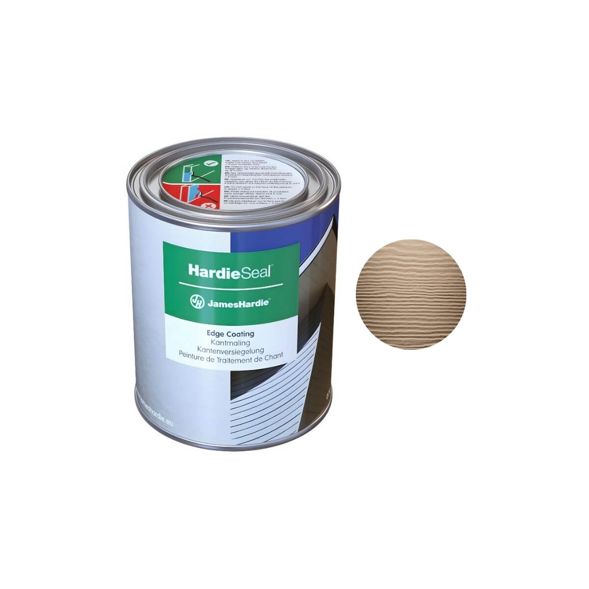 Parandusvärv khaki pruun Hardie Seal Edge 500 ml