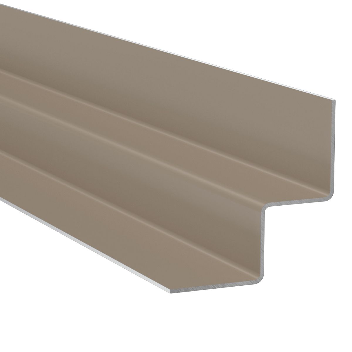 Värvitud alumiiniumist sisenurgaprofiil Hardie MetalTrim khaki pruun 3000 mm, 5 tk