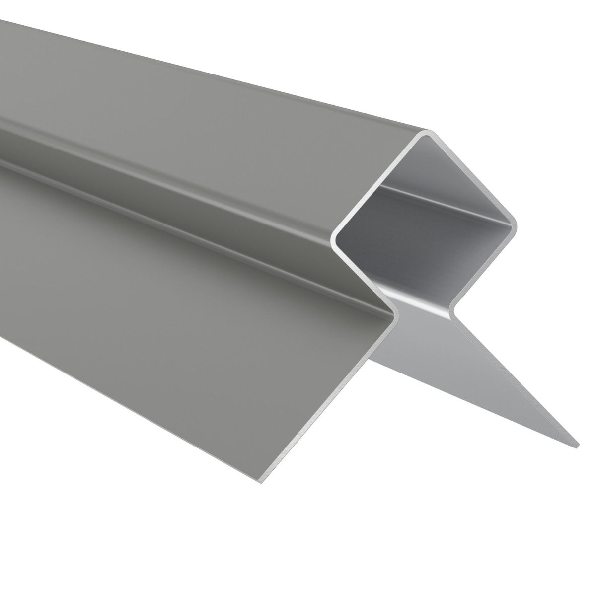 Värvitud alumiiniumist välisnurgaprofiil Hardie MetalTrim kiltkivihall 3000 mm, 5 tk