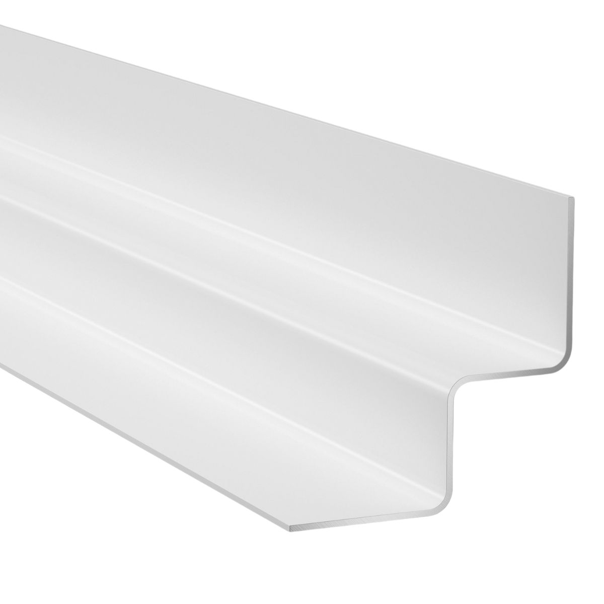 Värvitud alumiiniumist sisenurgaprofiil Hardie MetalTrim lumivalge 3000 mm, 5 tk