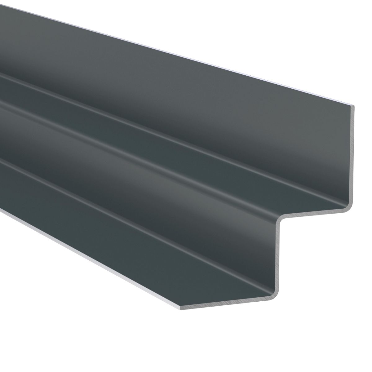 Värvitud alumiiniumist sisenurgaprofiil Hardie MetalTrim raudhall 3000 mm, 5 tk