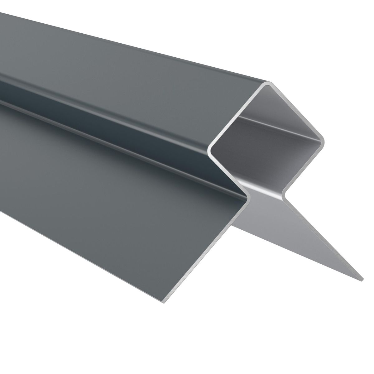 Värvitud alumiiniumist välisnurgaprofiil Hardie MetalTrim raudhall 3000 mm, 5 tk