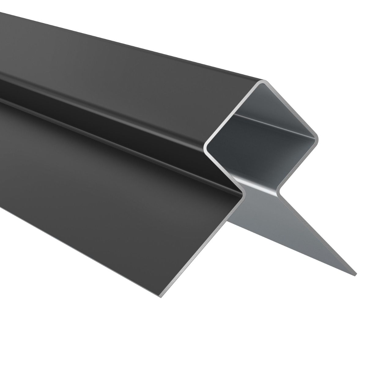 Värvitud alumiiniumist välisnurgaprofiil Hardie MetalTrim südaöö must 3000 mm, 5 tk