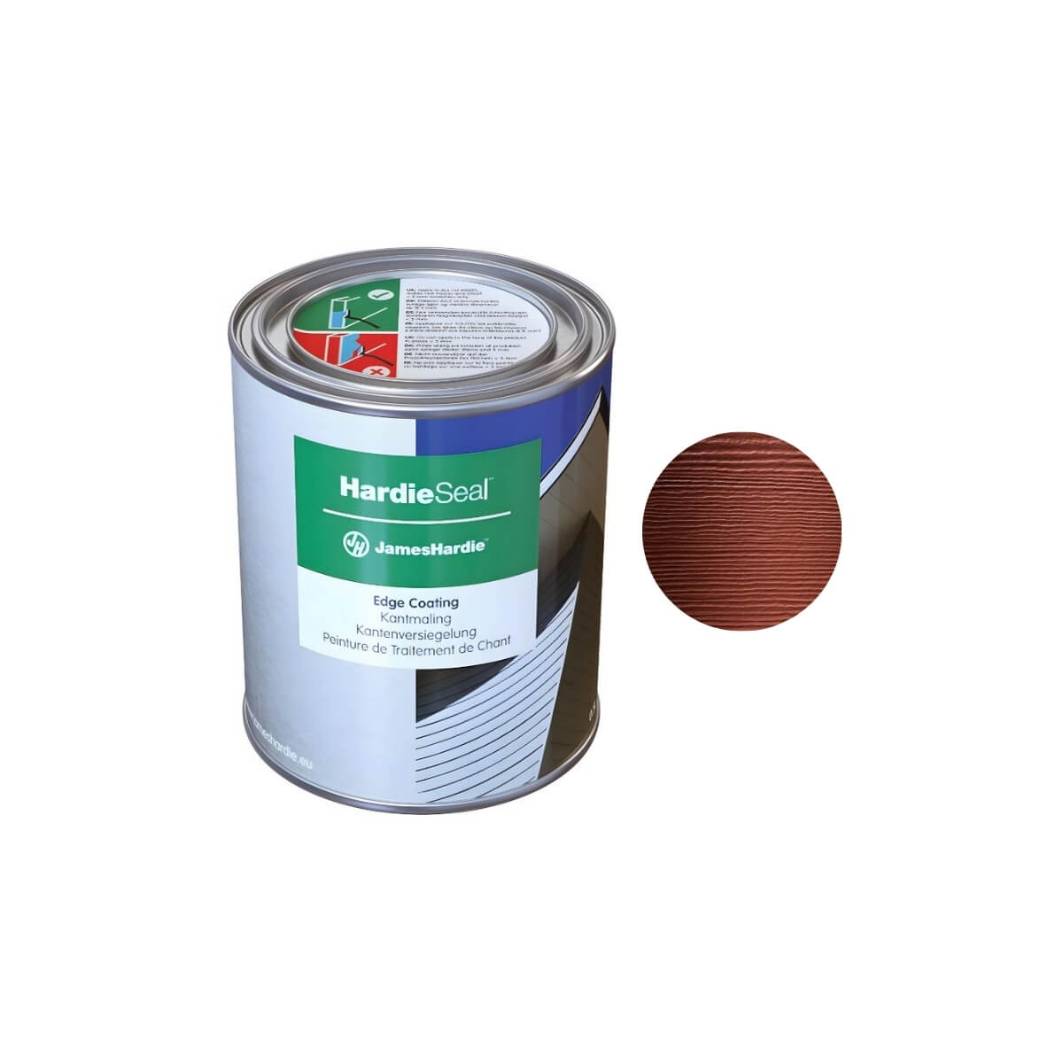 Parandusvärv traditsiooniline punane Hardie Seal Edge 500 ml