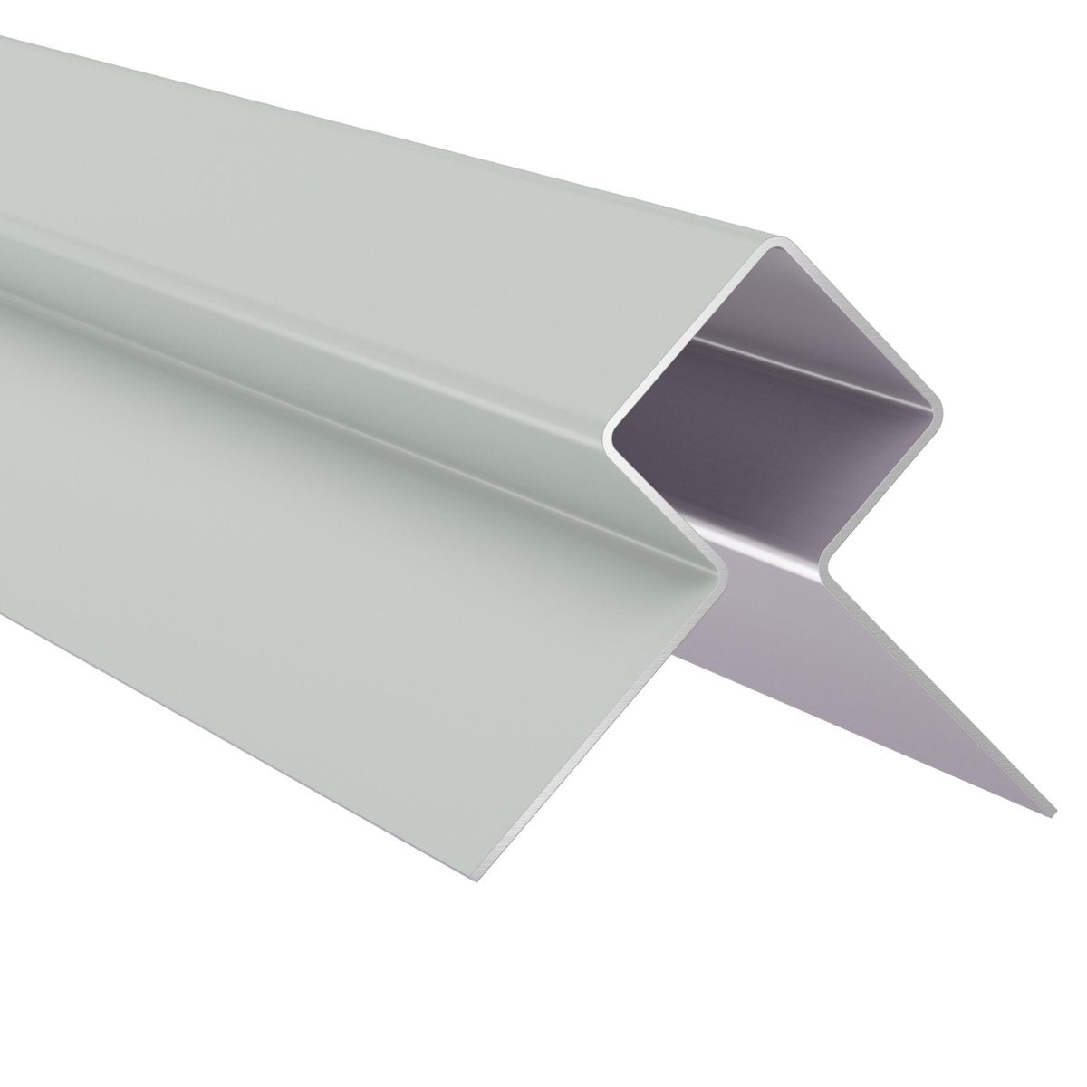Värvitud alumiiniumist välisnurgaprofiil Hardie MetalTrim uduhall 3000 mm, 5 tk