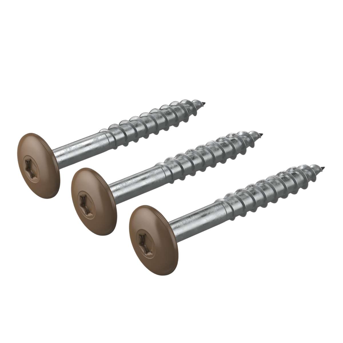 Värvitud Hardie voodrilaua kruvid 4,8 x 38 mm kastanipruun, 250 tk