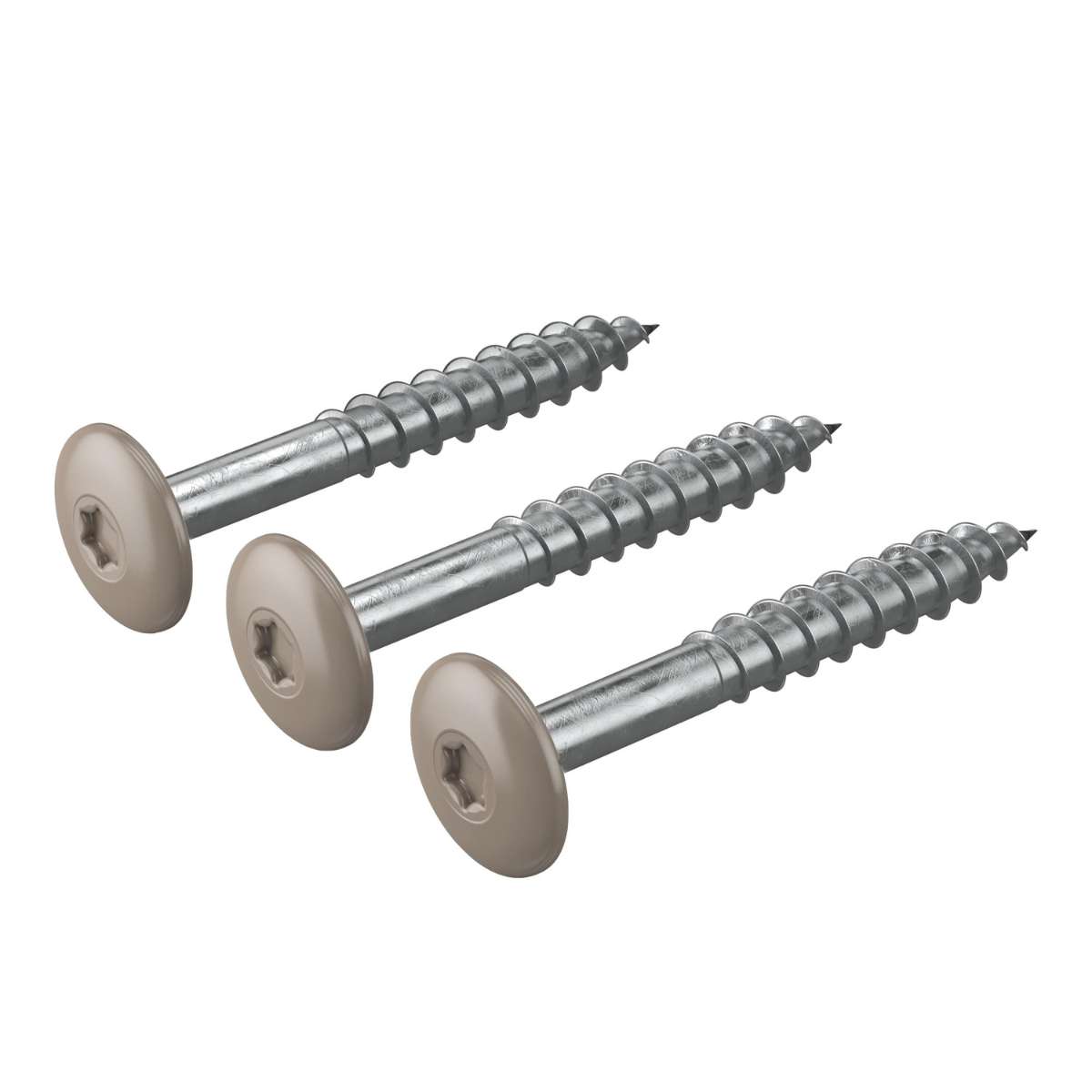 Värvitud Hardie voodrilaua kruvid 4,8 x 38 mm khaki pruun, 250 tk