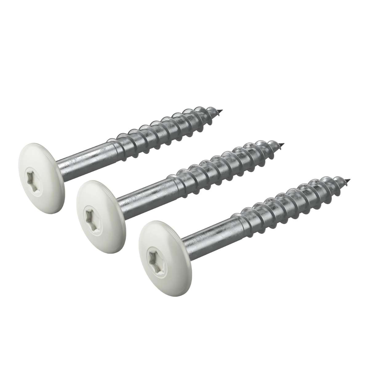 Värvitud Hardie voodrilaua kruvid 4,8 x 38 mm lumivalge, 250 tk