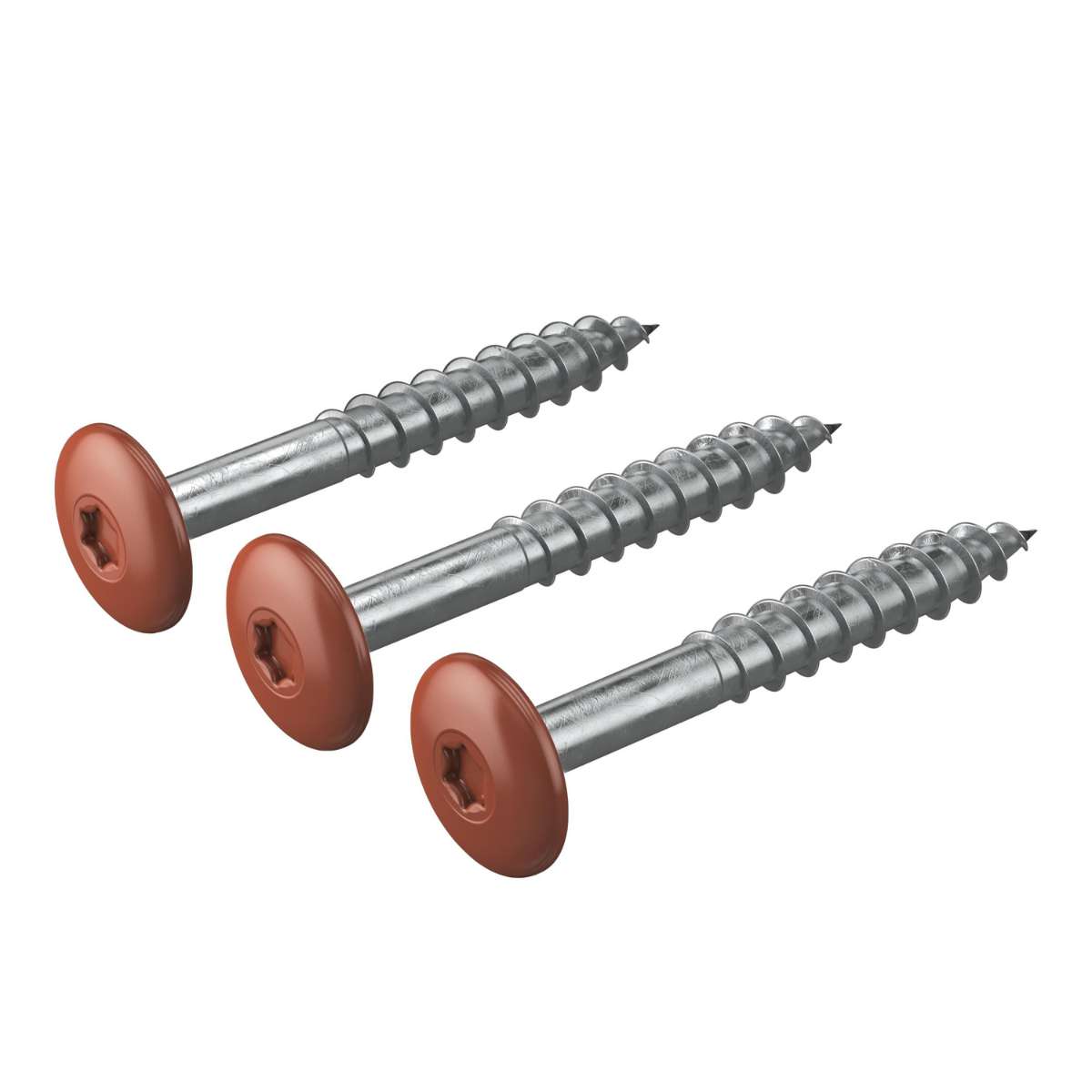 Värvitud Hardie voodrilaua kruvid 4,8 x 38 mm traditsiooniline punane, 250 tk